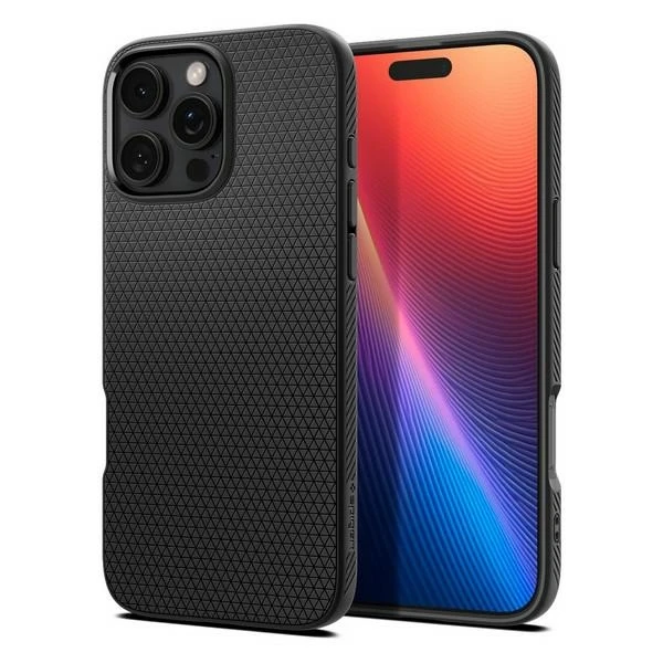 Spigen Liquid Air Apple iPhone 16 Pro Max – dėklas telefonui juodos spalvos