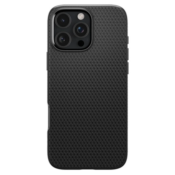 Spigen Liquid Air Apple iPhone 16 Pro Max – dėklas telefonui juodos spalvos