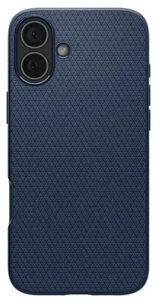 Dėklas Spigen Liquid Air iPhone 16 tamsiai mėlyna navy mėlynas ACS08195