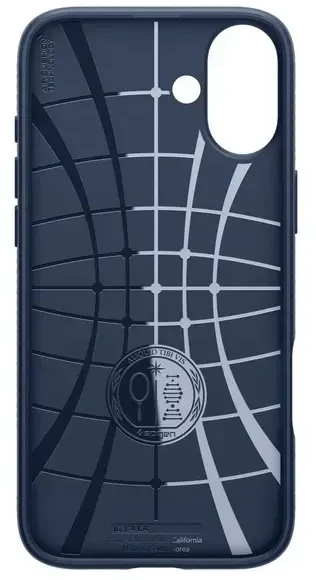 Dėklas Spigen Liquid Air iPhone 16 tamsiai mėlyna navy mėlynas ACS08195