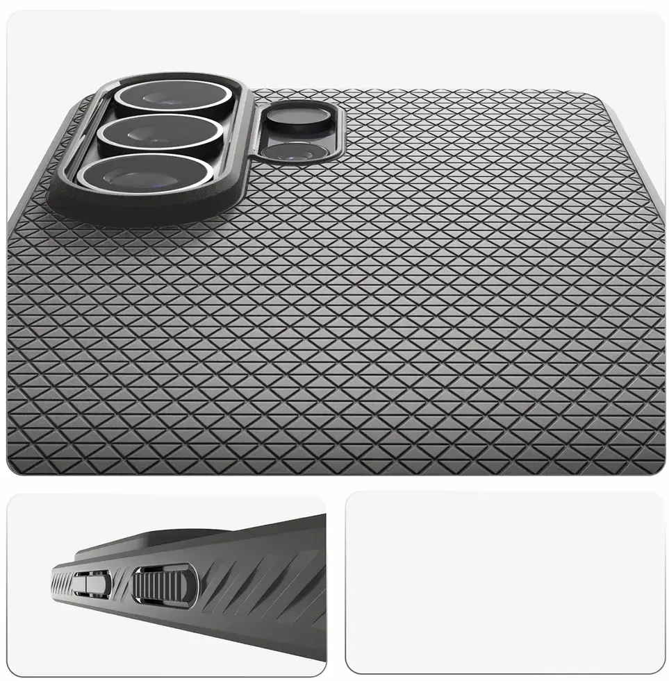 Spigen Liquid Air Mag MagSafe dėklas skirtas Samsung Galaxy S26 Ultra – pilkos spalvos