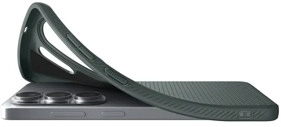 Dėklas Spigen Liquid Air Mag MagSafe Samsung Galaxy S26 Ultra Abyss žalios spalvos