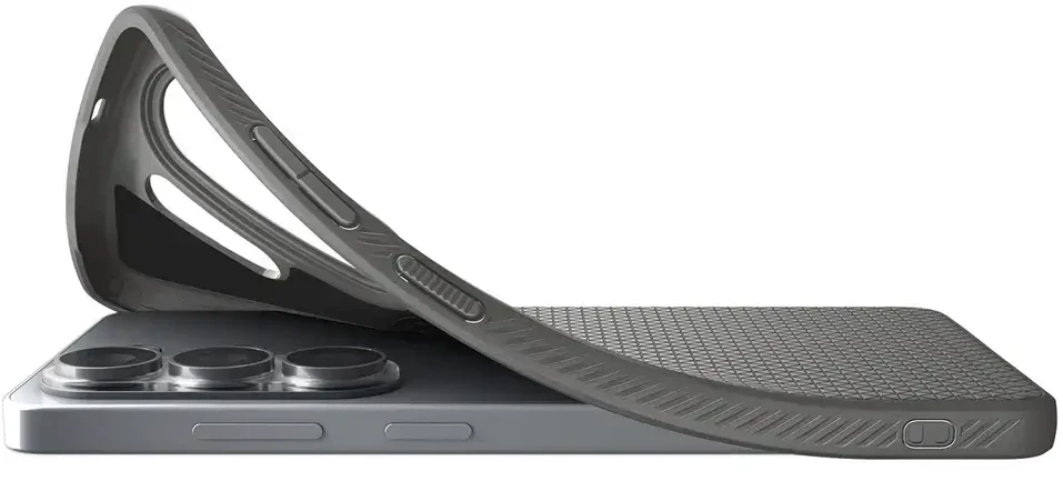 Spigen Liquid Air Mag MagSafe dėklas skirtas Samsung Galaxy S26 Ultra – pilkos spalvos