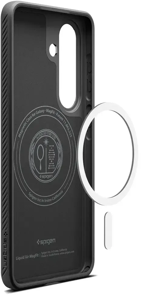 Spigen Liquid Air Mag MagSafe dėklas skirtas Samsung Galaxy S26+ – Matte juodos spalvos