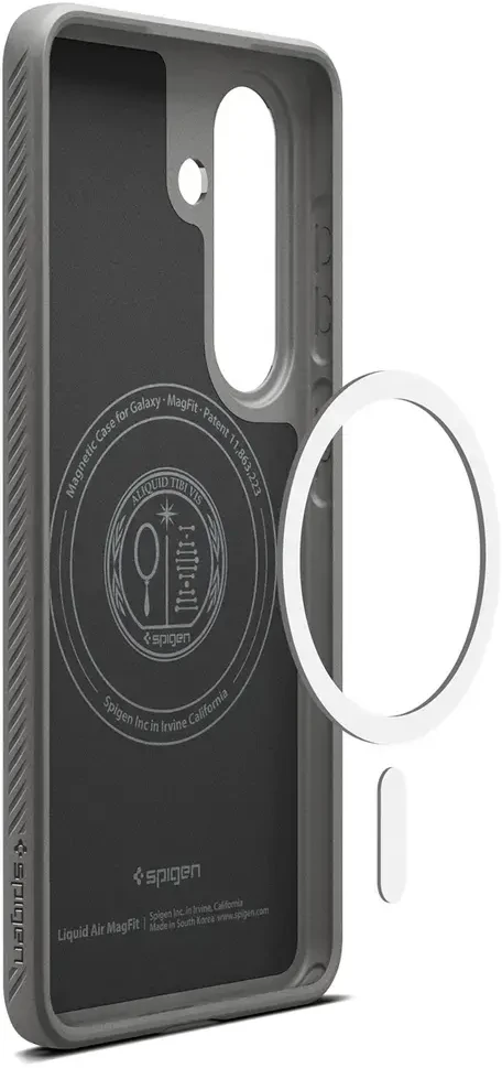 Spigen Liquid Air Mag MagSafe dėklas skirtas Samsung Galaxy S26+ – pilkos spalvos