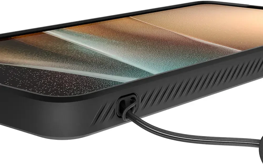 Spigen Liquid Air dėklas skirtas Samsung Galaxy S26 Ultra – juodos spalvos