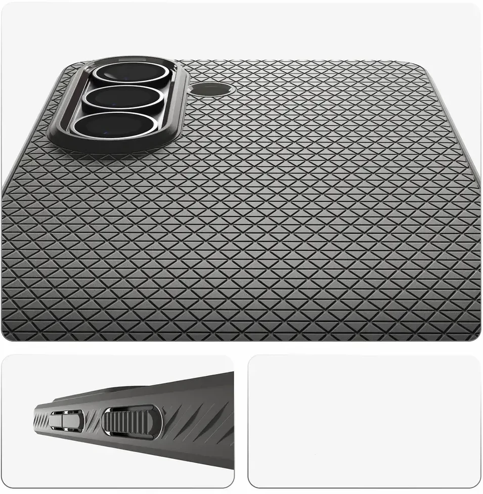 Spigen Liquid Air dėklas skirtas Samsung Galaxy S26 – pilkos spalvos