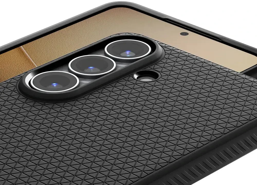 Spigen Liquid Air dėklas skirtas Samsung Galaxy S26 – juodos spalvos