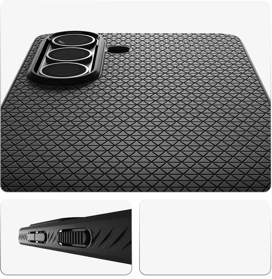 Spigen Liquid Air dėklas skirtas Samsung Galaxy S26 – juodos spalvos