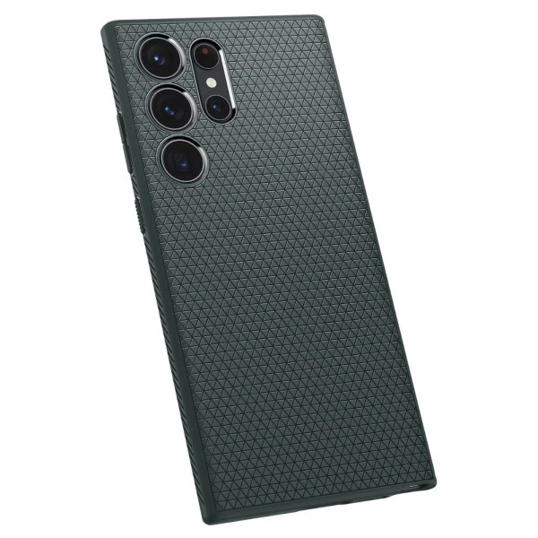 Spigen Liquid Air dėklas skirtas Samsung Galaxy S23 Ultra, spalva - Abyss Green