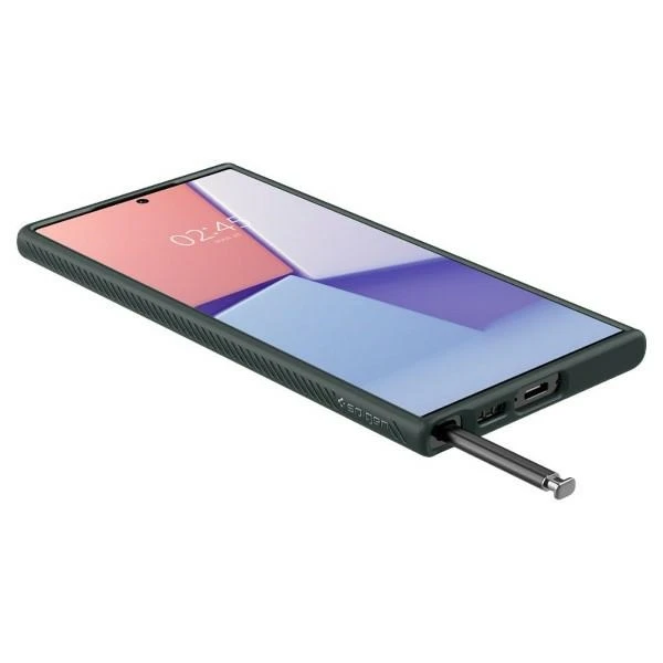 Spigen Liquid Air dėklas skirtas Samsung Galaxy S23 Ultra, spalva - Abyss Green