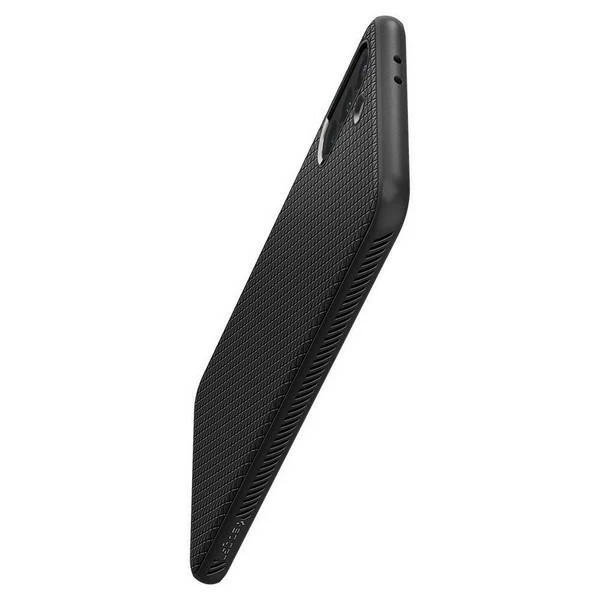 Dėklas Spigen Liquid Air, juodas - Galaxy S21+