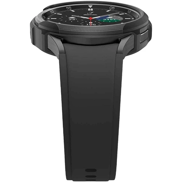 Dėklas Spigen Liquid Air, matinės juodos spalvos – Samsung Galaxy Watch6 Classic 43mm
