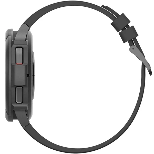 Dėklas Spigen Liquid Air, matinės juodos spalvos – Samsung Galaxy Watch6 Classic 43mm