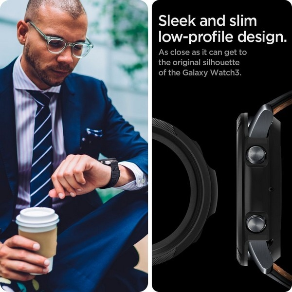 SPIGEN LIQUID AIR GALAXY WATCH 3 41MM MATINE Juodas