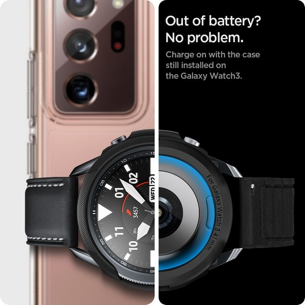 SPIGEN LIQUID AIR GALAXY WATCH 3 41MM MATINE Juodas