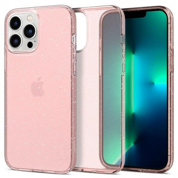 Spigen Telefono dėklas Liquid Cristal, skirtas iPhone 13 Pro, rožinis