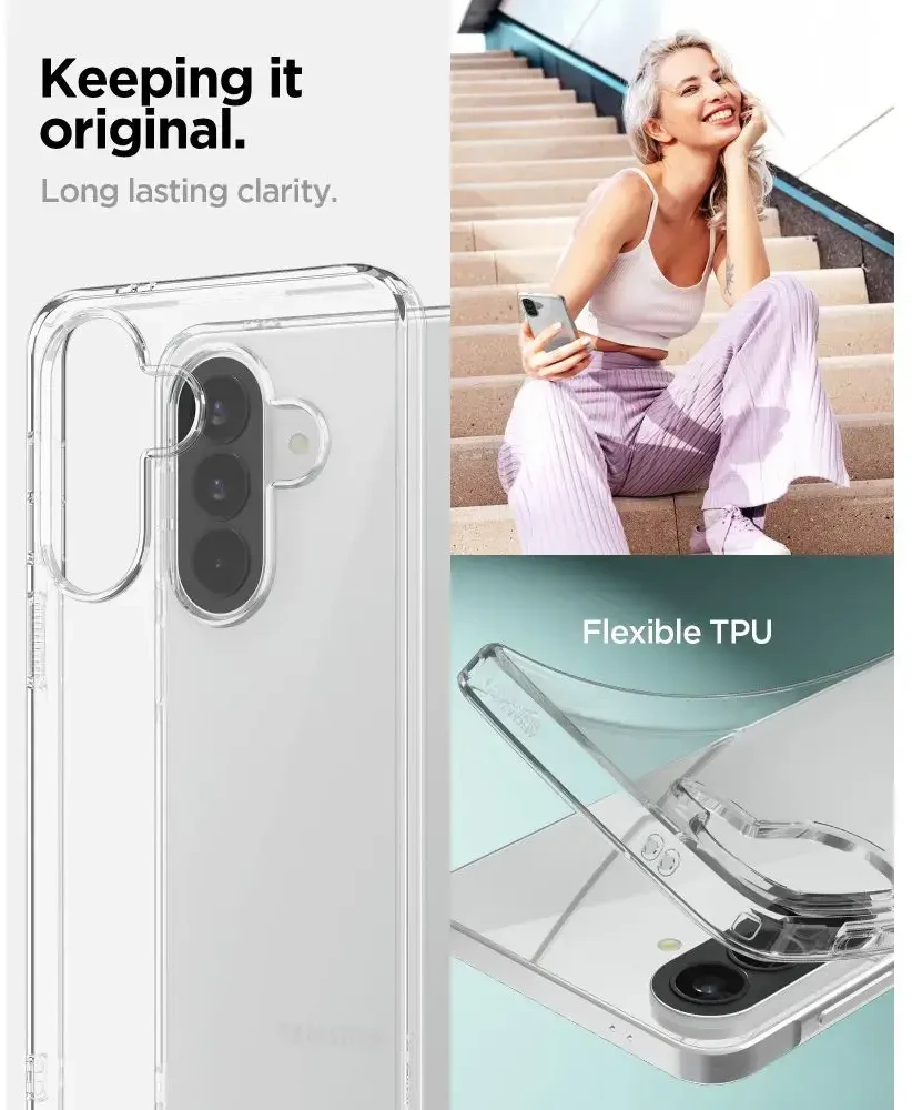 Spigen LIQUID CRYSTAL Samsung Galaxy A57 5G SKAIDRUS dėklas