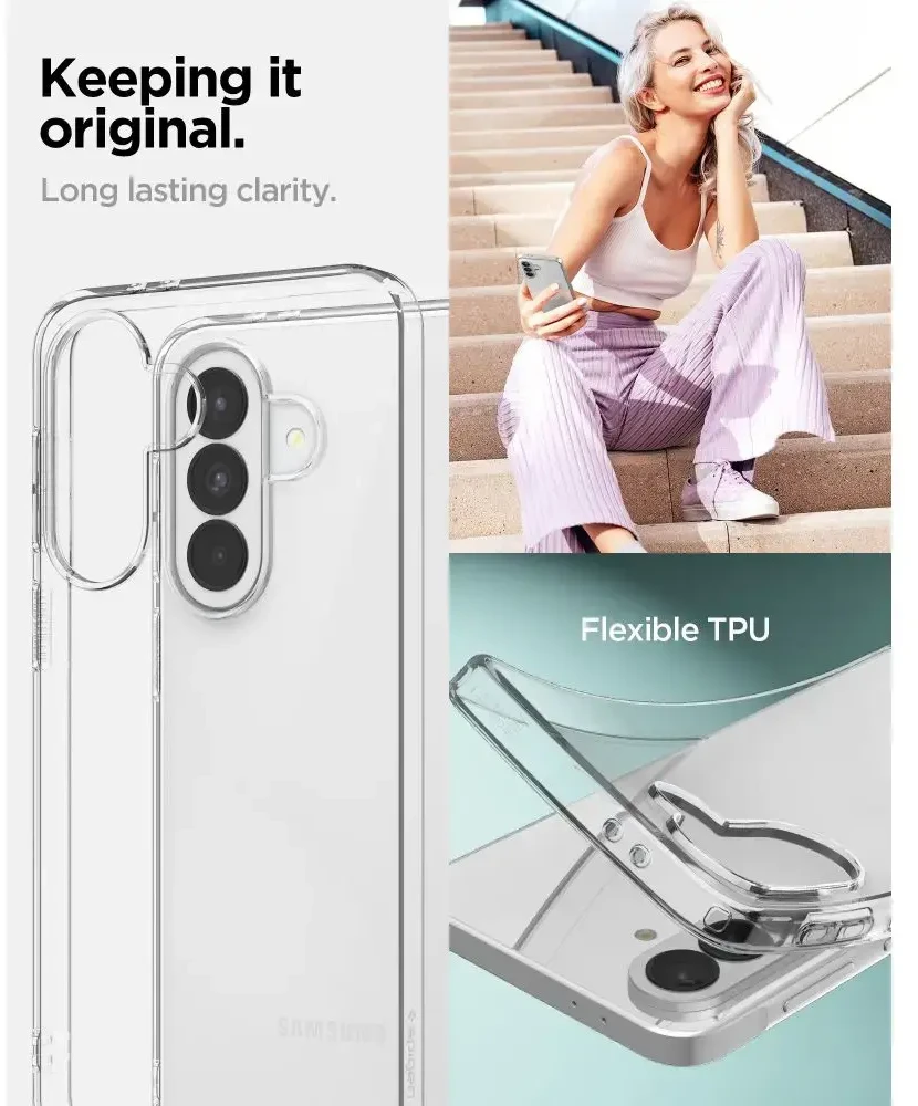 Spigen LIQUID CRYSTAL Samsung Galaxy A37 5G SKAIDRUS dėklas