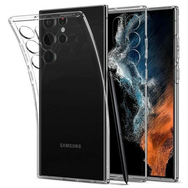 Dėklas SPIGEN LIQUID CRYSTAL SAMSUNG S22 ULTRA CLEA