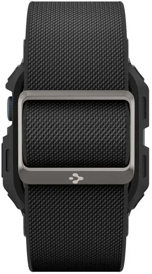 Dėklas Watch 4 / 5 / 6 / 7 / 8 / 9 / SE ( 44 / 45 mm) Spigen Lite Fit ”Pro” juodos spalvos
