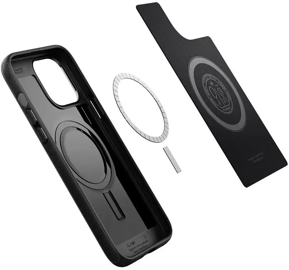 Spigen Armor Magsafe dėklas, skirtas iPhone 13 Pro matte juodos spalvos