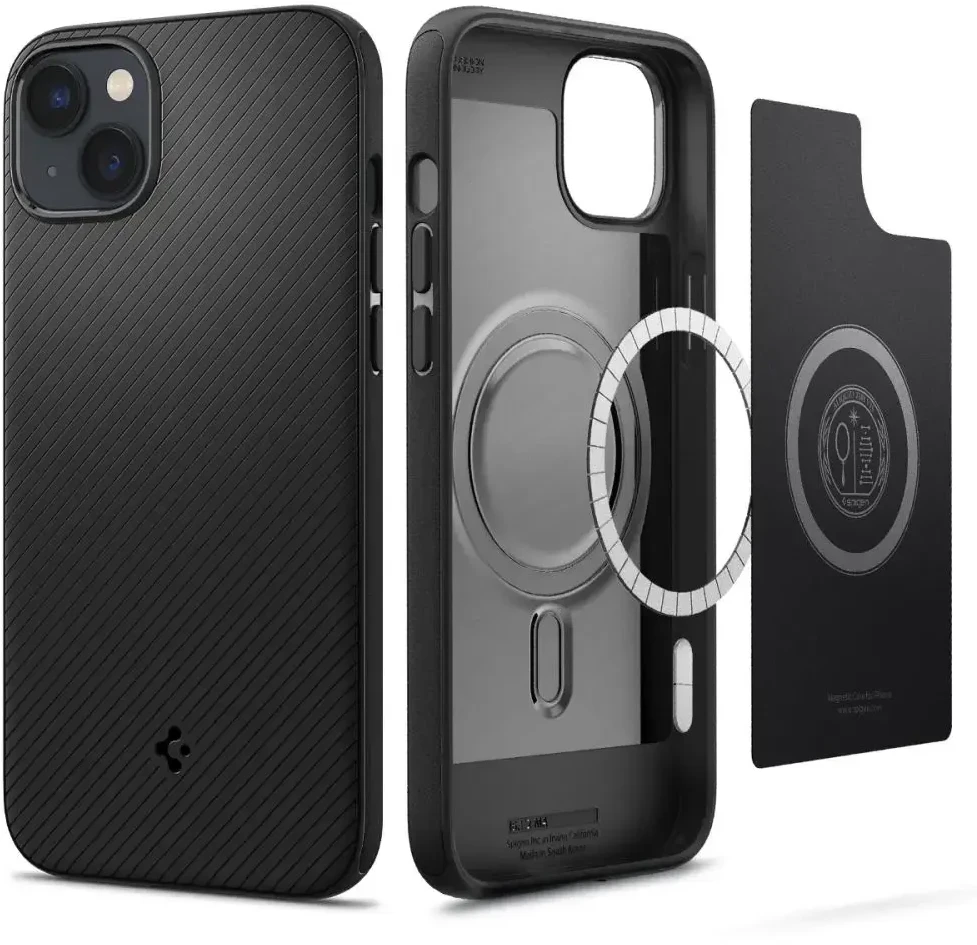 Spigen Mag Armor Apple iPhone 14 Plus dėklas telefonui juodos spalvos