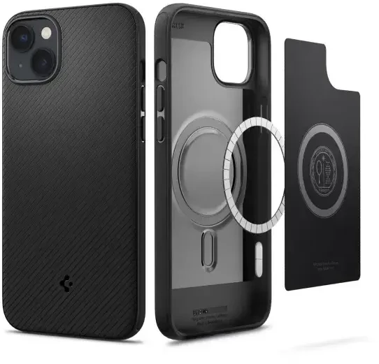 Spigen Mag Armor (MagFit) dėklas skirtas Apple iPhone 15 , spalva - Matte Black