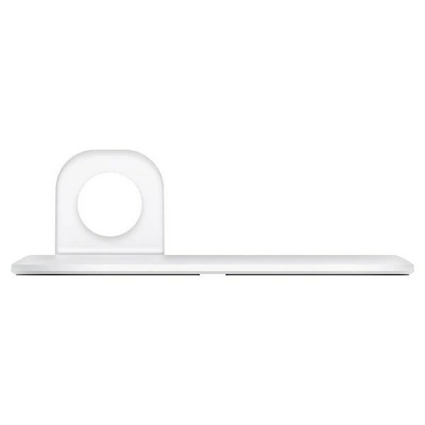 Laikiklis-stovas SPIGEN MAG FIT DUO MagSafe/Watch baltas