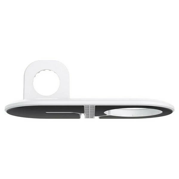 Laikiklis-stovas SPIGEN MAG FIT DUO MagSafe/Watch baltas