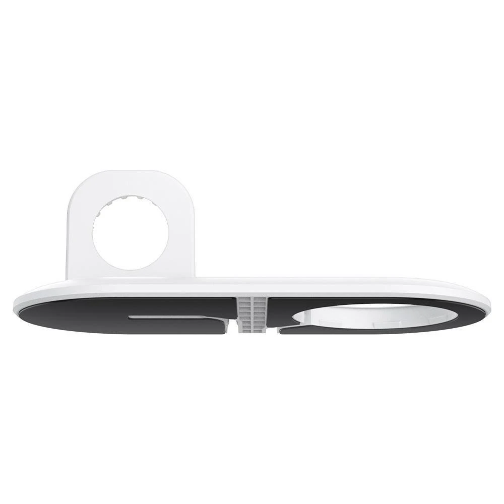 Laikiklis-stovas SPIGEN MAG FIT DUO MagSafe/Watch baltas