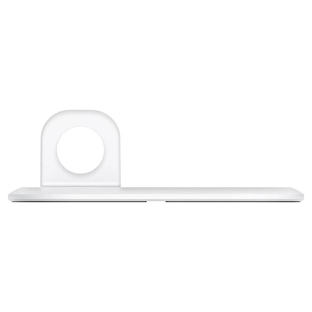 Laikiklis-stovas SPIGEN MAG FIT DUO MagSafe/Watch baltas