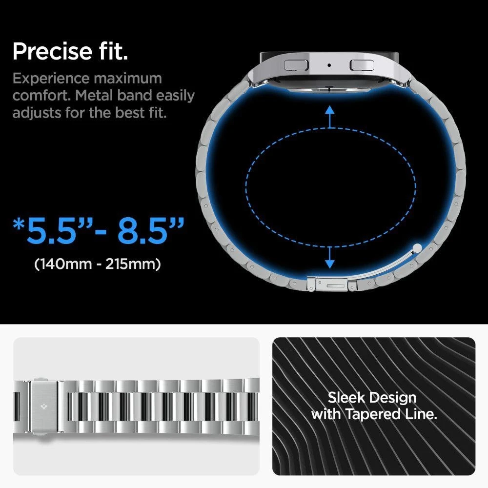 Spigen Modern Fit Apyrankė Samsung Galaxy Watch 6 (44 mm) - sidabrinės spalvos