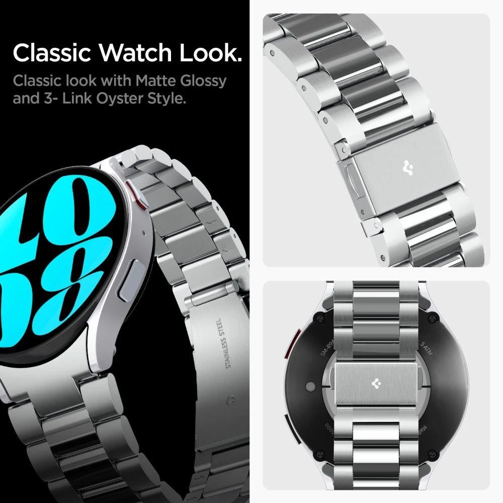 Spigen Modern Fit Apyrankė Samsung Galaxy Watch 6 (44 mm) - sidabrinės spalvos
