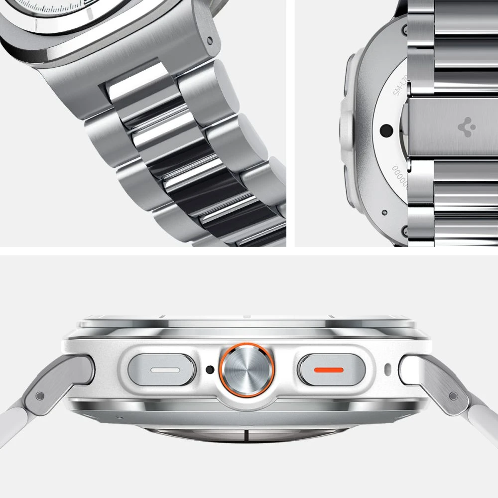 Spigen Modern Fit Band – Bracelet for Samsung Galaxy Watch Ultra 47 mm (Sidabrinis)