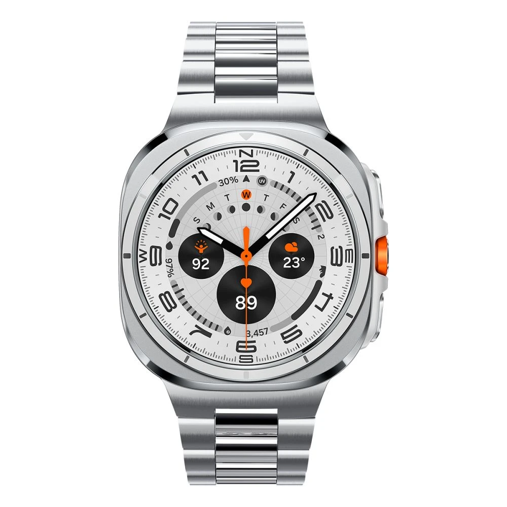 Spigen Modern Fit Band – Bracelet for Samsung Galaxy Watch Ultra 47 mm (Sidabrinis)