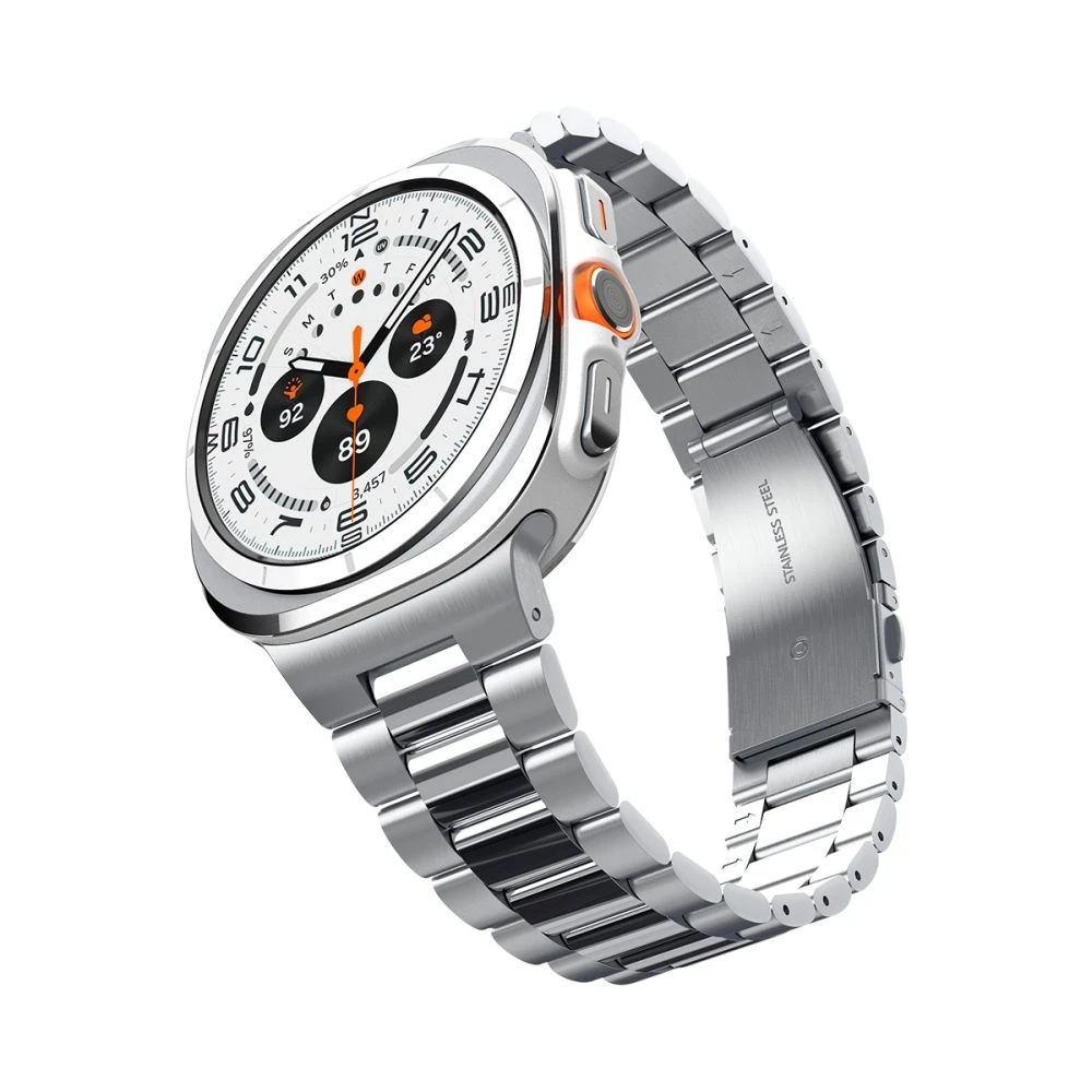 Spigen Modern Fit Band – Bracelet for Samsung Galaxy Watch Ultra 47 mm (Sidabrinis)