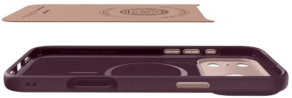 Spigen Nano Pop Mag MagSafe dėklas iPhone 17 Pro - bordo spalvos