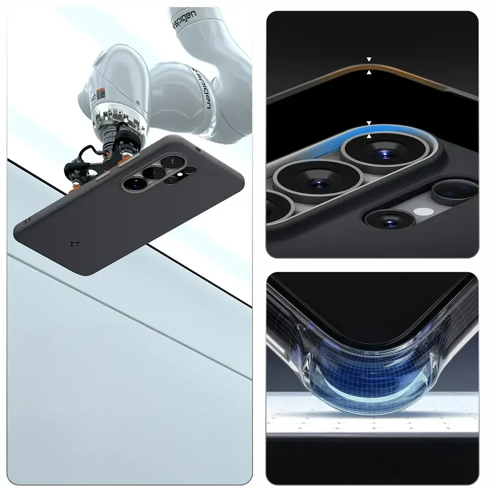 Spigen Nano POP Mag MagSafe dėklas Samsung Galaxy S26 Ultra juodos spalvos Sesame