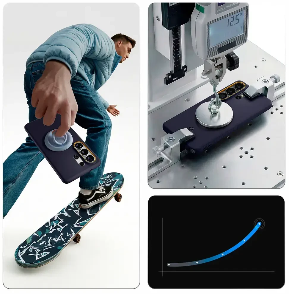 Spigen Nano POP MAG MagSafe dėklas Samsung Galaxy S26 Ultra Blueberry navy