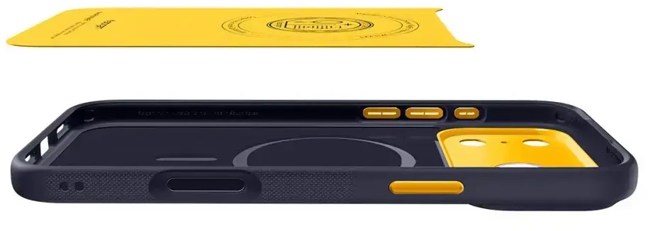 Spigen „Nano Pop“ telefono dėklas su „MagSafe“ palaikymu, skirtas „Apple iPhone 17 Pro Max“, mėlynas