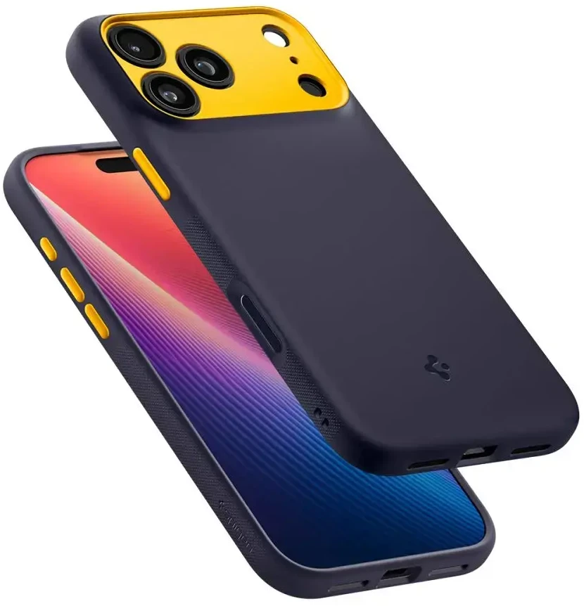 Spigen „Nano Pop“ telefono dėklas su „MagSafe“ palaikymu, skirtas „Apple iPhone 17 Pro Max“, mėlynas