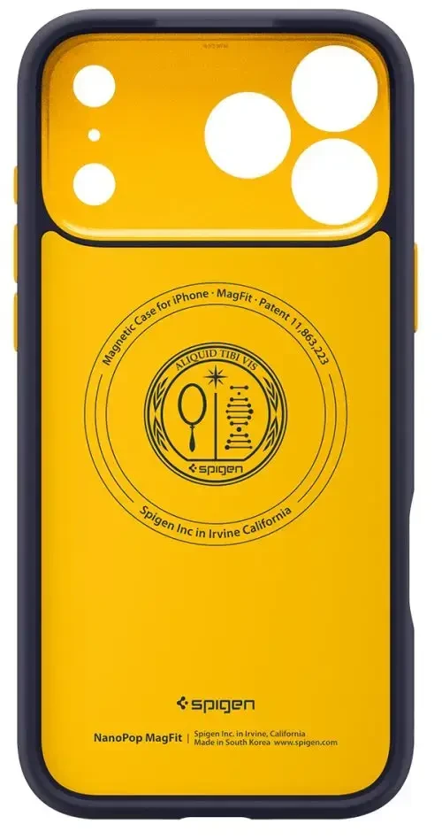 Spigen „Nano Pop“ telefono dėklas su „MagSafe“ palaikymu, skirtas „Apple iPhone 17 Pro Max“, mėlynas