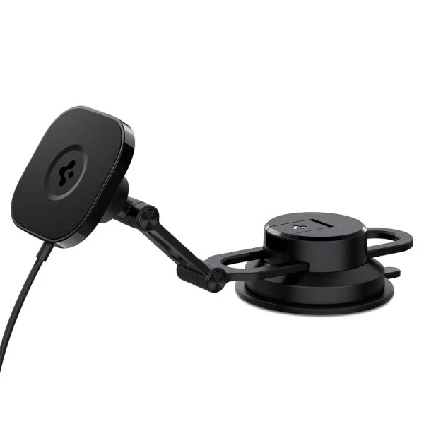 Spigen automobilio laikiklis Onetap Pro 3 ITS35W-3 DASH su QI 10W, skirtas iPhone su Magsafe juoda