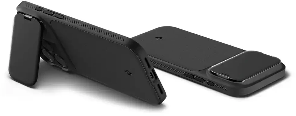 Dėklas Spigen Optik Armor MagSafe, juodas - iPhone 17 Pro Max