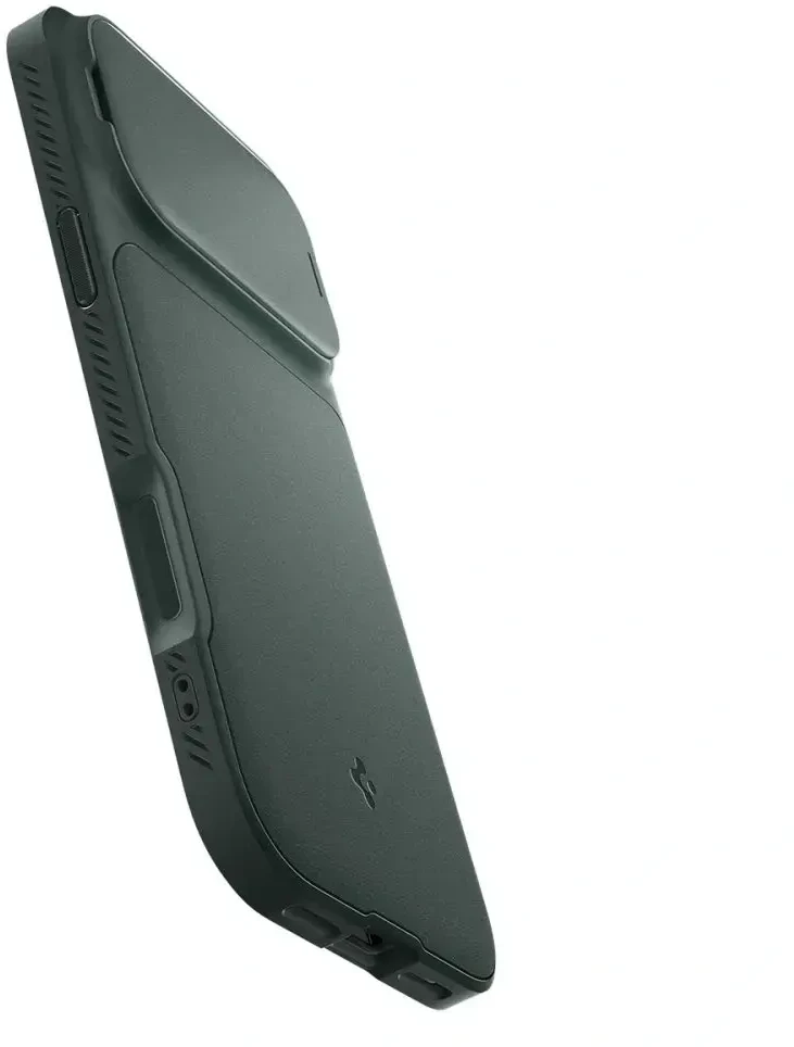 Spigen Optik Armor Mag MagSafe dėklas iPhone 17 Pro Abyss žalios spalvos