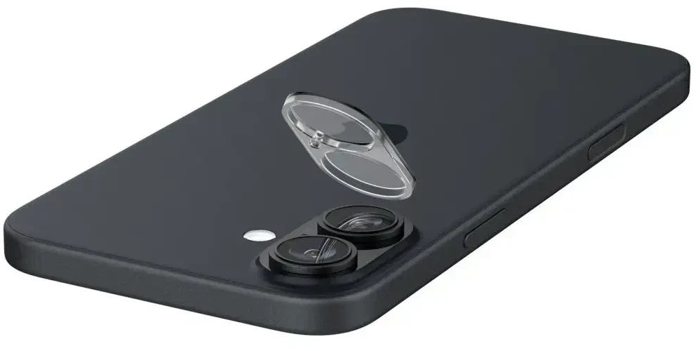 Apsauginis stiklas kamerai iPhone 16 / iPhone 16 Plus Spigen Optik Glas.tr kameros apsauga 2 vnt. Crystal Clear