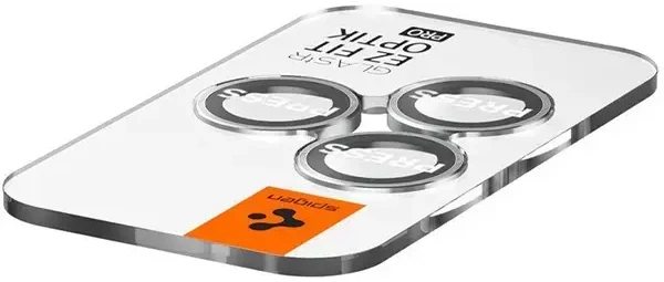 Spigen Optik.Tr Camera iPhone 14 Pro/14 Pro Max EZ FIT Lens 2vnt../2pcs sidabrinė/sidabrinis AGL05599