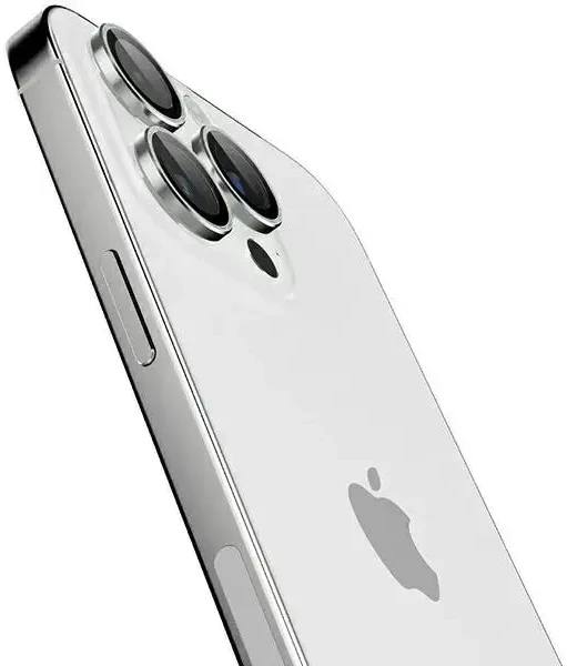 Spigen Optik.Tr Camera iPhone 14 Pro/14 Pro Max EZ FIT Lens 2vnt../2pcs sidabrinė/sidabrinis AGL05599
