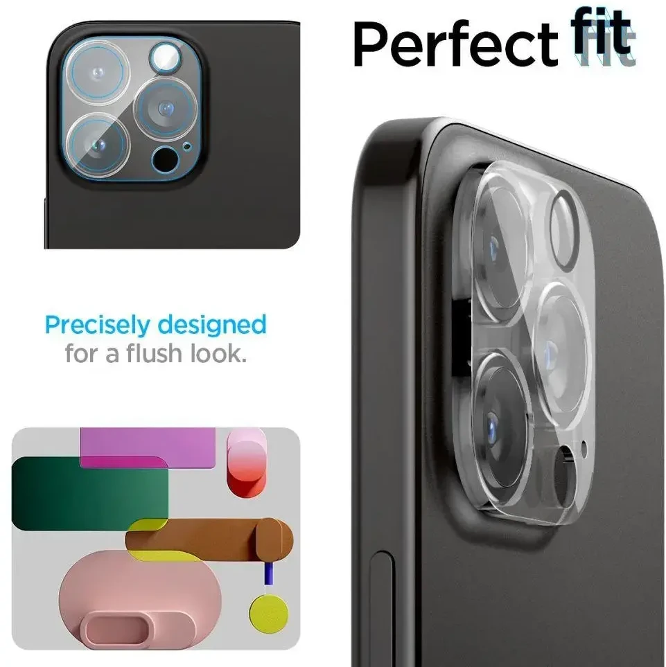Spigen Optik.tR Camera Protector for iPhone 14 Pro | Pro Max | 15 Pro | Pro Max - transparent 2 pcs.